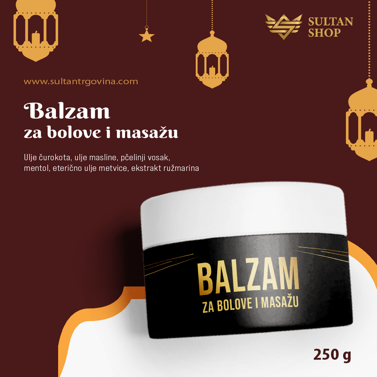 Balzam za bolove i masažu